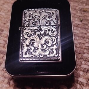Ornate Silver Lighter